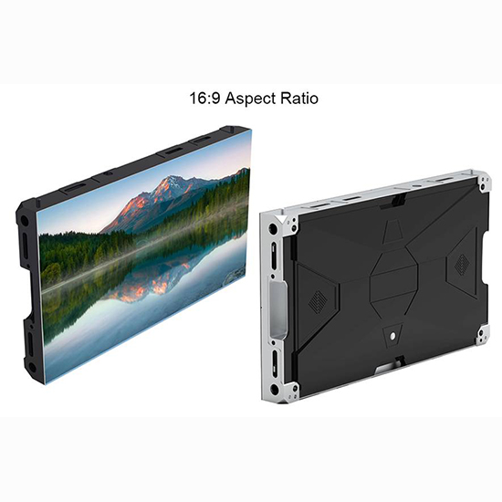 TV LED HD 4K e 2k per interni serie LSA con pannello di servizio anteriore con rapporto di formato 16: 9 Display a parete con LED a passo ridotto dei pixel