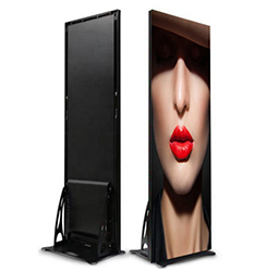 Indoor P2.5mm Potable Display video digitale a led per poster con ruote per il noleggio e l'installazione fissa