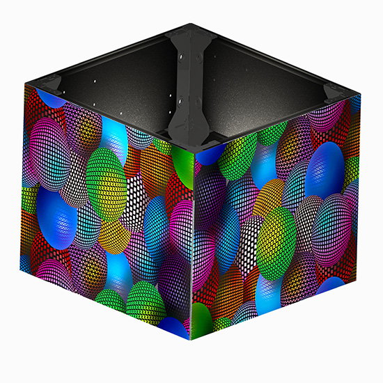Pannello LED a 90 gradi di servizio anteriore per display a LED a colonna quadrata